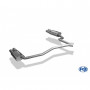 Silencieux arrière duplex inox 2x80mm type 13 pour RANGE ROVER II TYPE LP