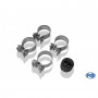 Silent rear duplex stainless steel 2x80mm type 13 for RANGE ROVER II TYPE LP