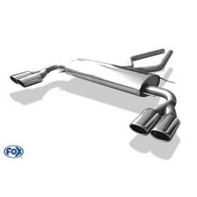 Silent rear duplex stainless steel 2x115x85mm type 32 for RANGE ROVER III TYPE LM