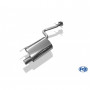 Silencieux arrière inox 1x90mm type 13 pour LEXUS IS 200