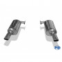 Silencieux arrière duplex inox 1x115x85mm type 32 pour LEXUS GS TYPE JZ160