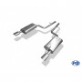 Silencieux arrière duplex inox 1x115x85mm type 33 pour LEXUS LS 430