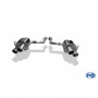 Silencieux arrière duplex inox 2x115x85mm type 38 pour LEXUS RC F