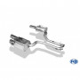 Silencieux arrière duplex inox 2x115x85mm type 38 pour LEXUS RC F