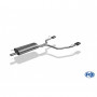 Silencieux arrière duplex inox 1x135x80mm type 53 pour LEXUS RX 300/350 TYPE XU3