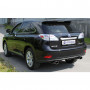 Système d'embout duplex inox 1x140x90mm type 32 pour LEXUS RX 450H
