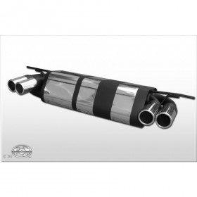 Silencieux arrière duplex inox 2x63mm type 12 pour LOTUS ELISE