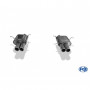 Silencieux arrière duplex inox 2x80mm type 12 pour MASERATI 3200 GT