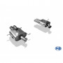 Silencieux arrière duplex inox 2x80mm type 12 pour MASERATI 3200 GT