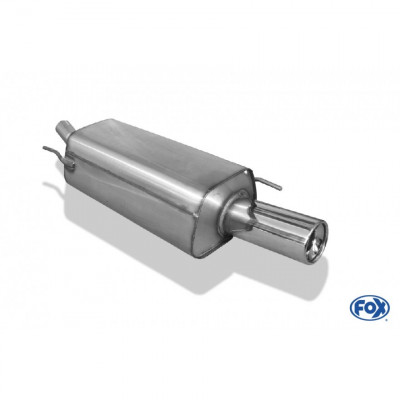 Silencieux arrière inox 1x90mm type 13 pour MAZDA 121 TYPE JAS/JBS