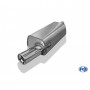 Silencieux arrière inox 1x90mm type 13 pour MAZDA 121 TYPE JAS/JBS