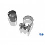 Silencieux arrière inox 1x90mm type 13 pour MAZDA 121 TYPE JAS/JBS