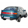 Silent stainless steel rear (with bridle) 2x80mm type 13 for MAZDA 323 TYPE BG