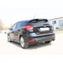 Silent rear duplex stainless steel 1x100mm type 16 for FORD FOCUS ST LINE MK3 (HAYON)