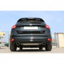 Silent rear duplex stainless steel 1x100mm type 16 for FORD FOCUS ST LINE MK3 (HAYON)