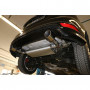 Silent rear duplex stainless steel 1x100mm type 16 for FORD FOCUS ST LINE MK3 (HAYON)
