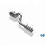 Silencieux arrière inox 1x90mm type 13 pour MAZDA 3 TYPE BK