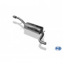 Silent stainless steel rear 1x115x85mm type 33 for MAZDA 3 TYPE BK
