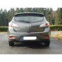 Silencieux arrière inox 1x100mm type 16 pour MAZDA 3 TYPE BL