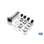 Silencieux arrière duplex inox 1x100mm type 16 pour MAZDA 3 (COFFRE) TYPE BM