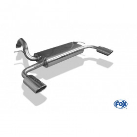 Silent rear duplex stainless steel 1x115x85mm type 32 for MAZDA 5 TYPE CR1