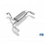 Silencieux arrière duplex inox 1x80mm type 16 pour MAZDA 5 TYPE CW