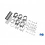 Silencieux arrière duplex inox 1x90mm type 13 pour MAZDA 6 TYPE GG/GY (NON FACELIFT)