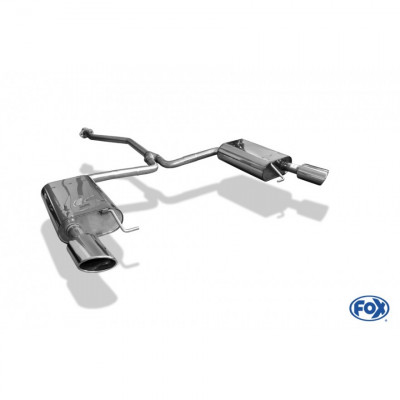 Silencieux arrière duplex inox 1x115x85mm type 38 pour MAZDA 6 TYPE GH