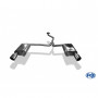 Silent rear duplex stainless steel 1x106x71mm type 38 for MAZDA 6 TYPE GH