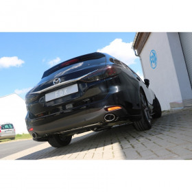 Silent rear duplex stainless steel 1x115x85mm type 38 for MAZDA 6 TYPE GJ (BERLINE/BREAK)