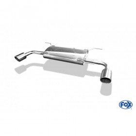 Silent rear duplex stainless steel 1x100mm type 16 for MAZDA 6 TYPE GJ SPORTKOMBI