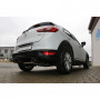 Silent rear duplex stainless steel 1x115x85mm type 32 for MAZDA CX3 TYPE DK (AWD)