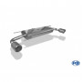 Silent rear duplex stainless steel 1x100mm type 16 for MAZDA CX5 TYPE KF