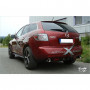 Silent rear duplex stainless steel 1x100mm type 17 for MAZDA CX7