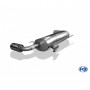 Silencieux arrière duplex inox 1x114mm type 13 pour MAZDA CX7