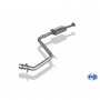 Silencieux avant inox pour MAZDA MX3 TYPE EC (avec bride et tulipe)