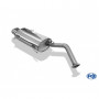 Silencieux arrière inox 1x135x80mm type 53 pour MAZDA MX3 TYPE EC (avec bride)