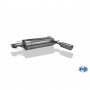 Silent stainless steel rear 1x90mm type 13 for MAZDA MX5 TYPE NA