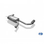 Silent rear duplex stainless steel 1x90mm type 13 for MAZDA MX5 TYPE NA