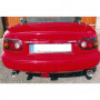 Silent rear duplex stainless steel 1x90mm type 13 for MAZDA MX5 TYPE NA