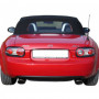 Silencieux arrière duplex inox 1x115x85mm type 32 pour MAZDA MX5 TYPE NC