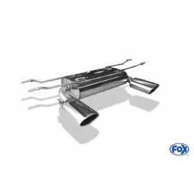 Silent rear duplex stainless steel 1x115x85mm type 32 for MAZDA MX5 TYPE ND