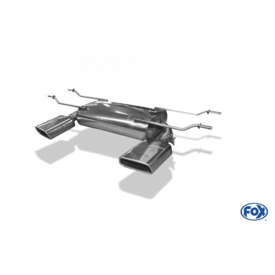Silencieux arrière duplex inox 1x145x65mm type 59 pour MAZDA MX5 TYPE ND
