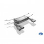 Silencieux arrière duplex sport inox 2x70mm type 16 - MAZDA MX5 (ND)