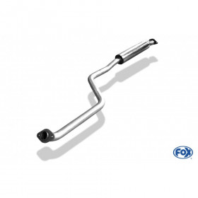 Silencieux avant inox pour MAZDA PREMACY TYPE CP