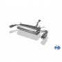 Silent rear duplex stainless steel 1x90mm type 13 for MAZDA RX8