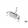 Silent rear duplex stainless steel 1x115x85mm type 38 for MAZDA RX8