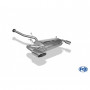 Silent rear duplex stainless steel 1x115x85mm type 38 for MAZDA RX8