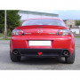 Silencieux arrière duplex inox 1x115x85mm type 38 pour MAZDA RX8