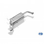 Silent stainless steel rear 1x115x85mm type 38 for MAZDA XEDOS 6 TYPE CA